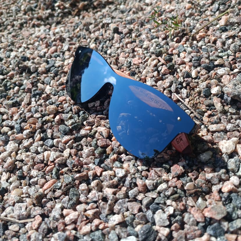 Tuotekuva: Kopaalipuu aurinkolasit Hopeiset linssit